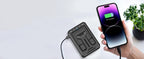 TechGlow Bluetooth Speaker Phone Stand, Black