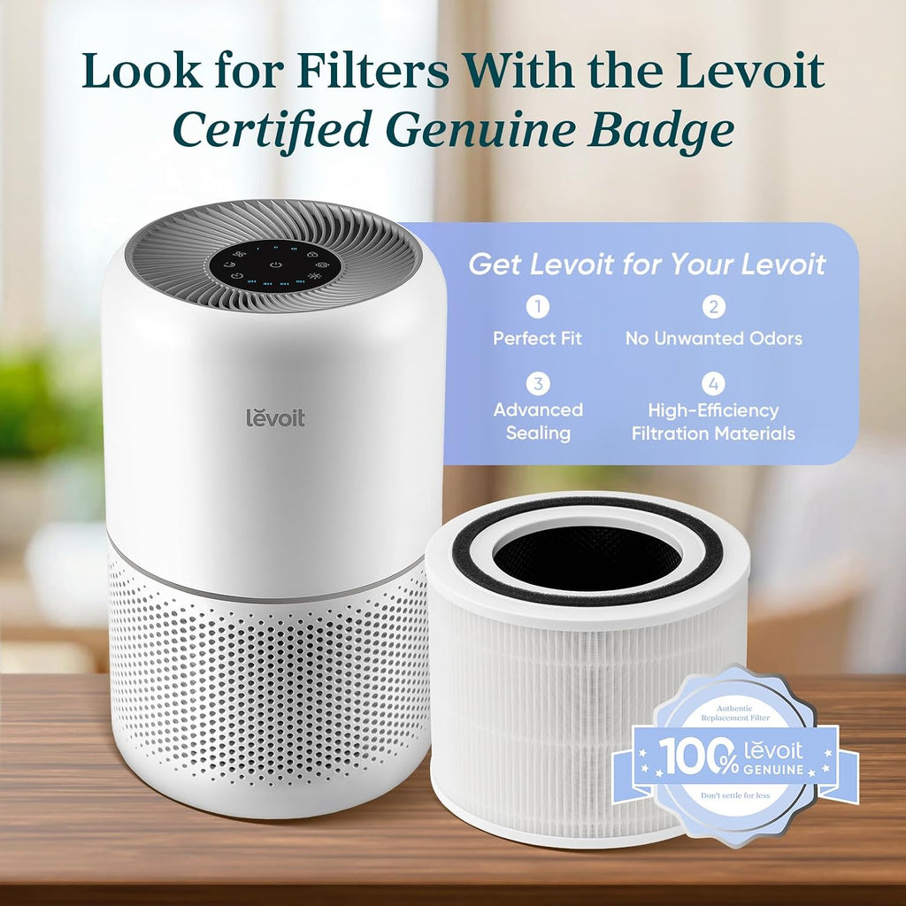 Levoit Core 300-P Air Purifier, White, 1-Pack