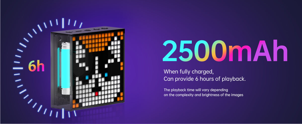 Divoom TimeBox Evo Pixel-Art Bluetooth Speaker