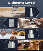 MiaEpic Z3 Rechargeable Electric Air Duster, Grey