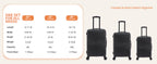 Rosamo T1 Hardside Luggage Set – Large, Medium, Small, Grey – Grey / Large, Medium, Small – product detail
