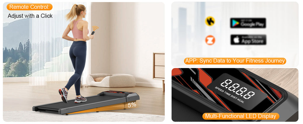 Gkyet T6.5s Walking Treadmill – Black – product detail