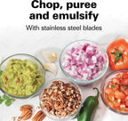 Hamilton Beach Stack-and-Press Food Chopper, 3 Cup