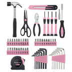 MARTCOLOR M836-Pink 58-Piece Household Hand Tool Kit – Pink – product detail