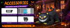 GOOSH 6-Foot Halloween Animated Black Cat Inflatable – Black – product detail