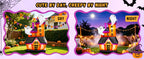 Bajree 6-Foot Halloween Haunted House & Ghosts Inflatable – Multicolor – product detail