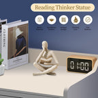 UTTCMK Reading Figure Sculpture, Beige