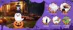COMIN 69621 6-Foot Halloween Pumpkin & Ghost & Cat Inflatable – Multicolor – product detail
