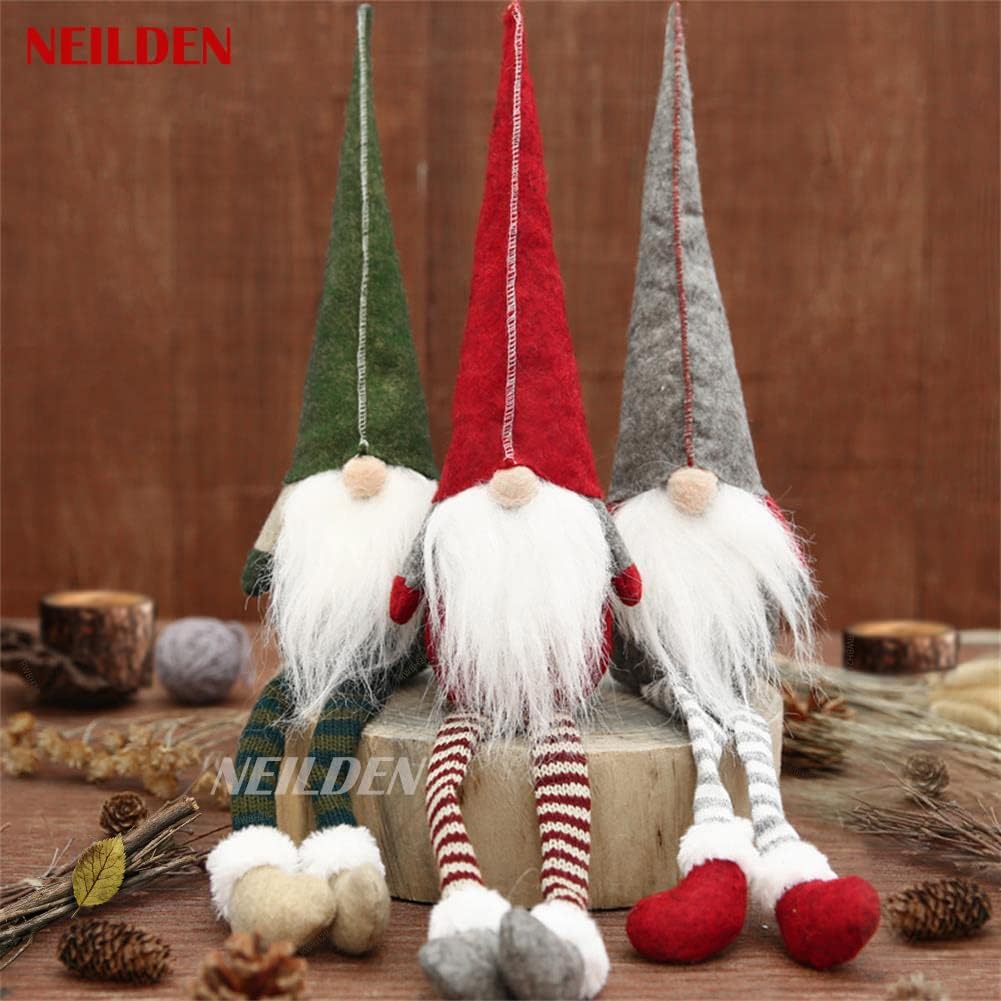 BWFY Long-Leg Christmas Decorative Dolls, Set of 3