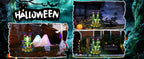 FLAGMESAGE 01 Solar-Lighted Halloween Witch Feet Garden Flag – 12x18 Inch, Witch Feet-Multi Colored-12x18 – Witch Feet-Multi Colored-12x18 / 12x18 Inch – product detail