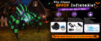 GOOSH 69762-P 7-Foot Halloween Spider Inflatable – Green – product detail