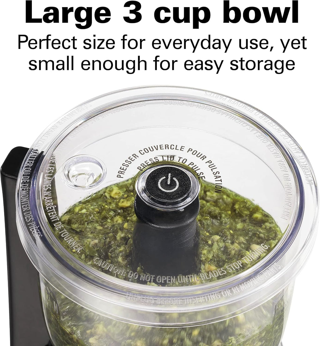 Hamilton Beach Stack-and-Press Food Chopper, 3 Cup