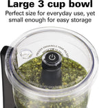 Hamilton Beach Stack-and-Press Food Chopper, 3 Cup