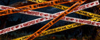 ONFAON 3-Piece Non-Adhesive Halloween Caution Tape Bundle – Red or Orange – product detail