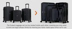 CONCEPTEN C3-ABS5PCS-BU Hardside Luggage Set – 5PCS, Blue – Blue / 5PCS – product detail
