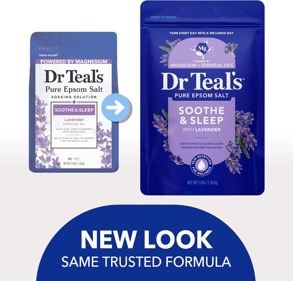 Dr Teal's Lavender Epsom Salt, 48 oz
