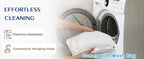 Ozyalo Mesh Bath Pillow with Six Suction Cups, White