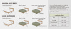 Bedsure Queen Pintuck Bedding Set, 7 Pieces, Grey