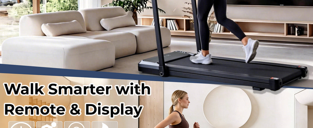 KMFurnila PBJ-FS01-SR2 Walking Treadmill – Steel Silver – product detail