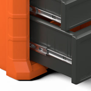 KLEIN TOOLS 54890MB MODbox 3-Drawer Rolling Tool Box – Three Drawer Rolling Toolbox, Orange – Three Drawer Rolling Toolbox / Orange – product detail