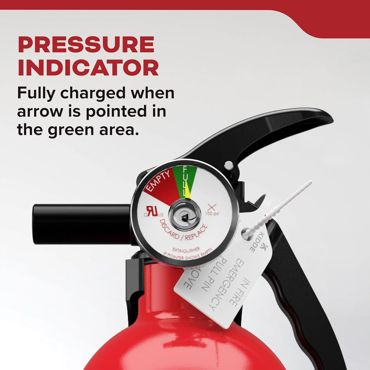 Kidde Basic 110 FA110G Home Fire Extinguisher, 1-Pack