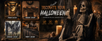 Cyantor Black Halloween Creepy Cloth, 5-Piece Set