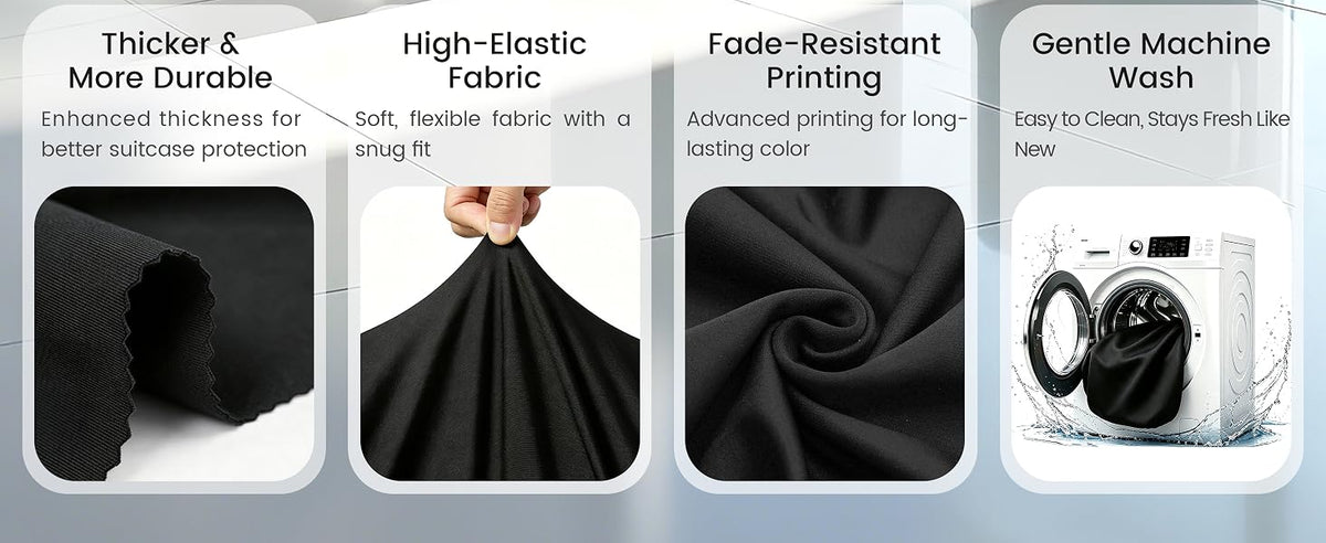 TRAVELKIN more than travel XL Luggage Cover – XL, Black – Black / XL – product detail
