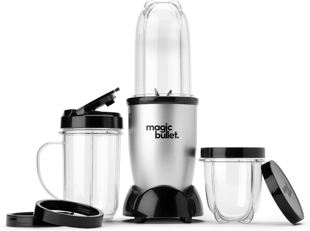 Magic Bullet MBR-1101 Personal Blender Set, Silver